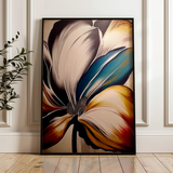 Floral Canvas Wall Art WAD153-F 90 x 60 cm / Stretched on hidden frame