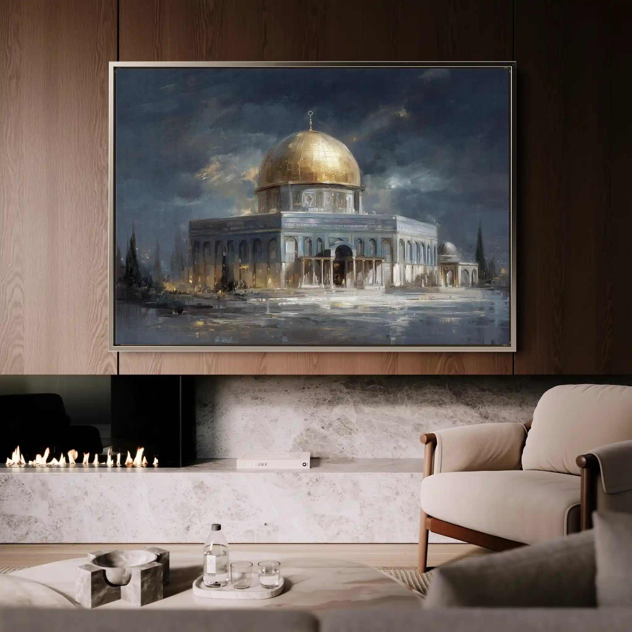 Palestine 153 Canvas Art 60 x 40 cm / Stretched on hidden frame