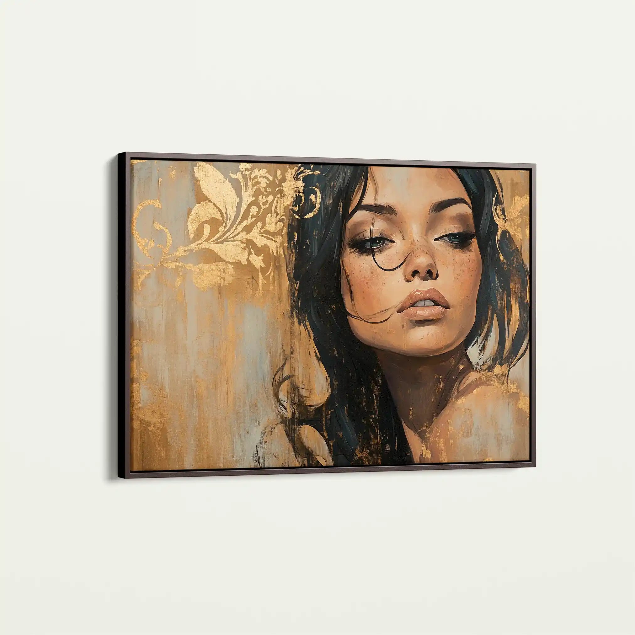 Portrait 153 Canvas Art 90 x 60 cm / Stretched on hidden frame