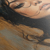 Portrait 153 Canvas Art 90 x 60 cm / Stretched on hidden frame
