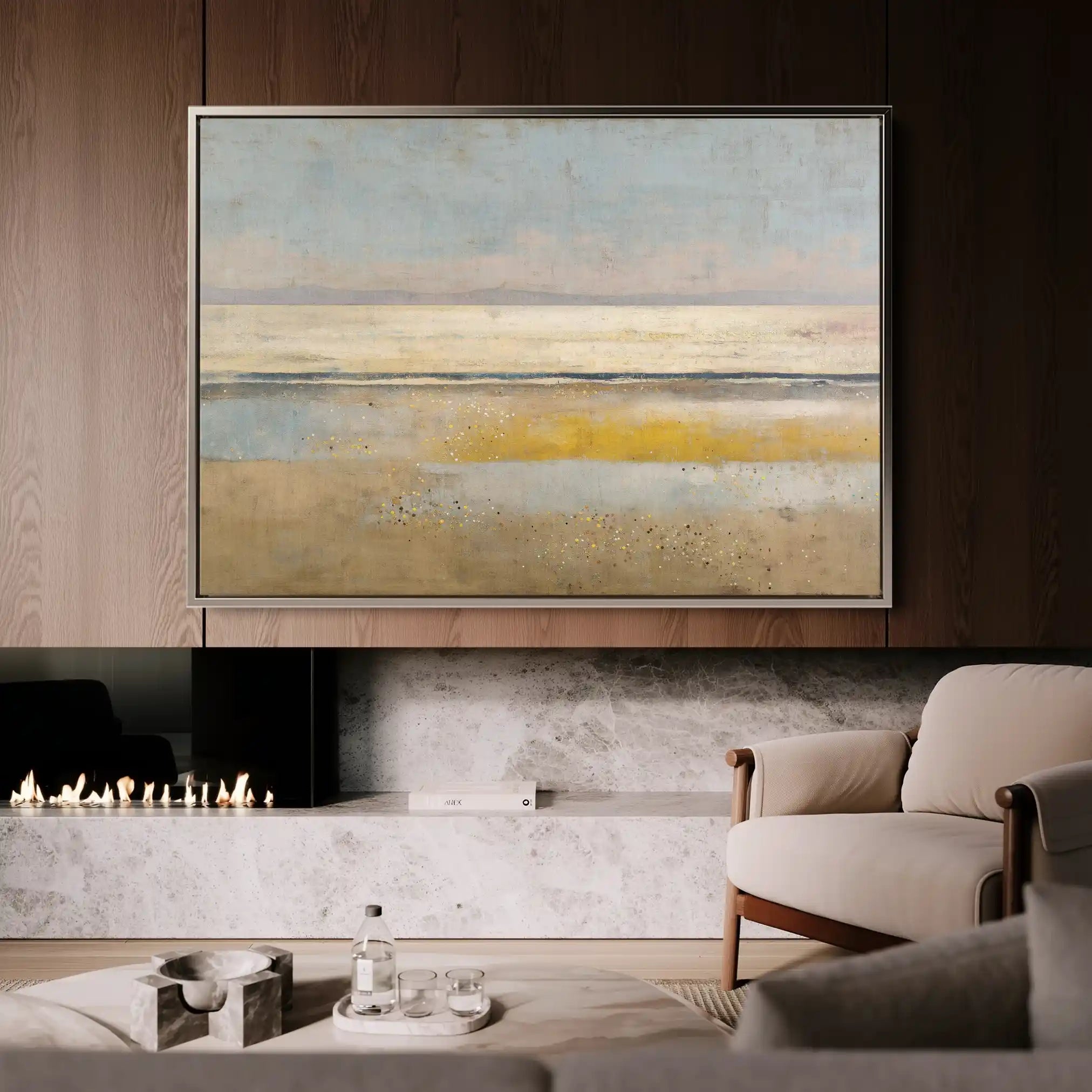 Abstract 1530 Canvas Art 60 x 40 cm / Stretched on hidden frame