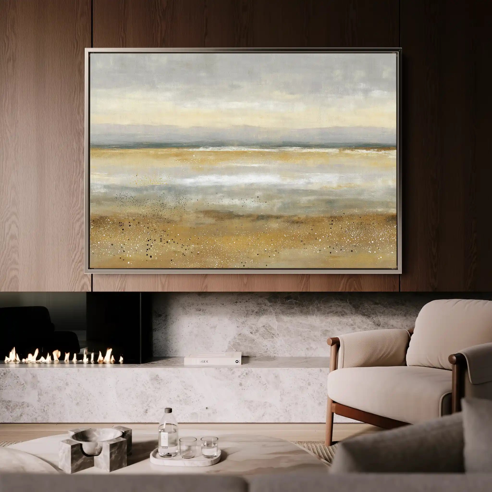 Abstract 1532 Canvas Art 60 x 40 cm / Stretched on hidden frame
