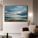Abstract 1534 Canvas Art 60 x 40 cm / Stretched on hidden frame