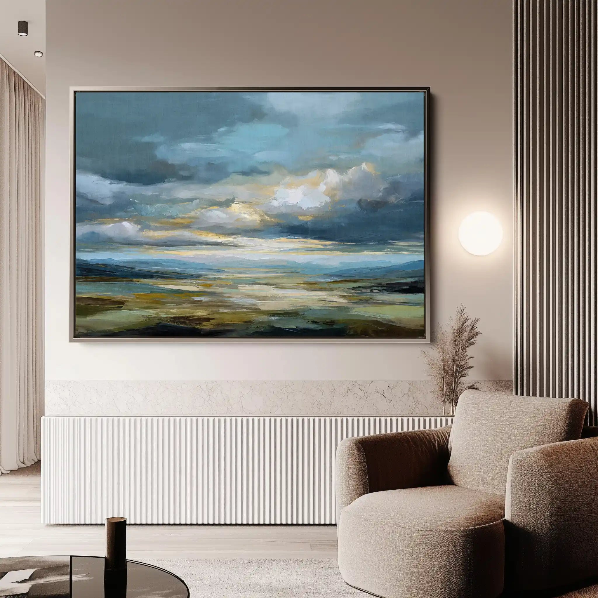 Abstract 1534 Canvas Art 60 x 40 cm / Stretched on hidden frame
