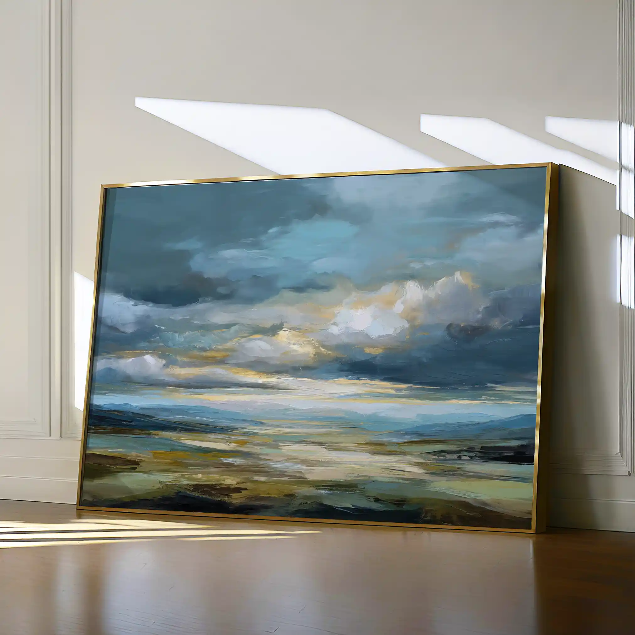 Abstract 1534 Canvas Art 60 x 40 cm / Stretched on hidden frame
