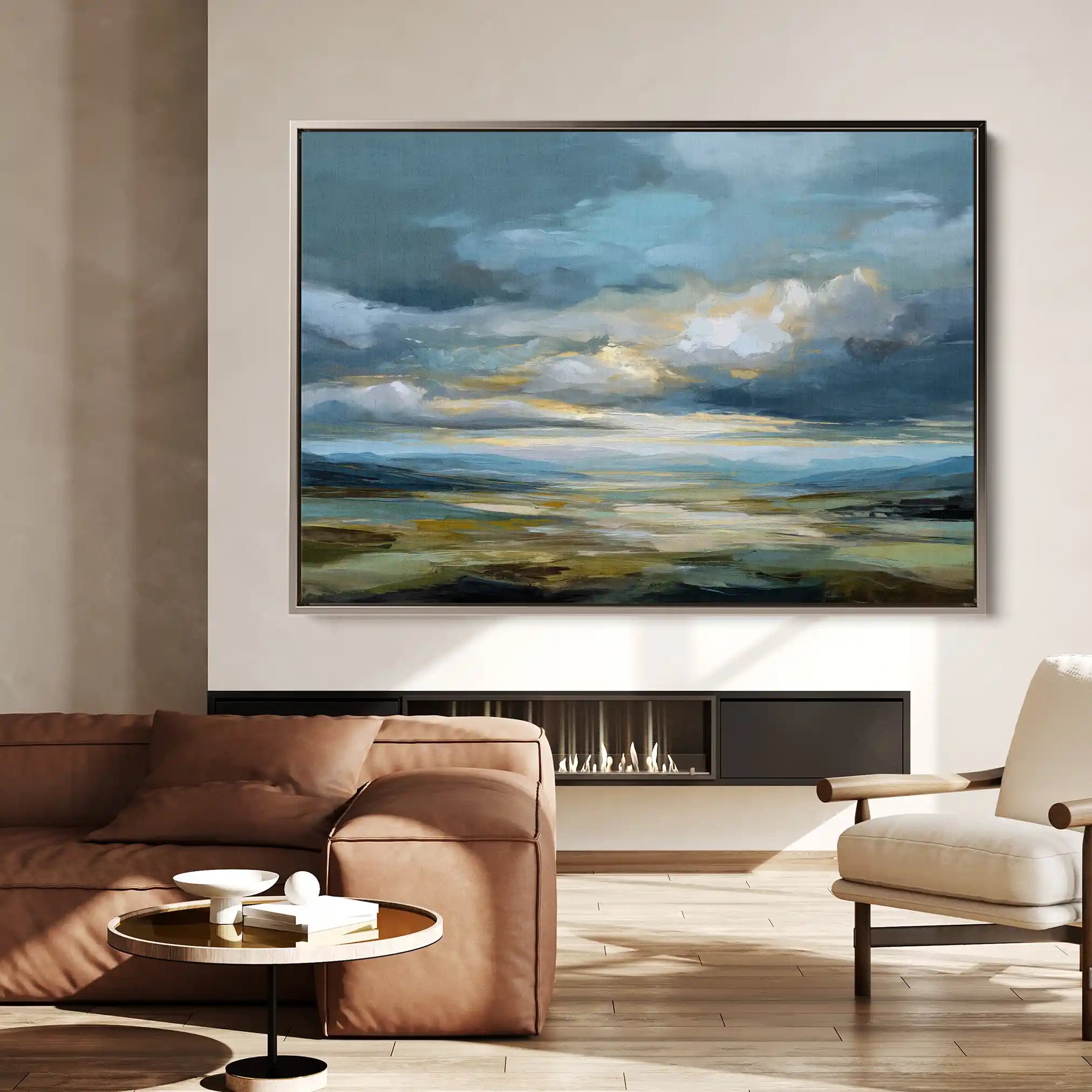 Abstract 1534 Canvas Art 60 x 40 cm / Stretched on hidden frame