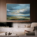 Abstract 1534 Canvas Art 60 x 40 cm / Stretched on hidden frame