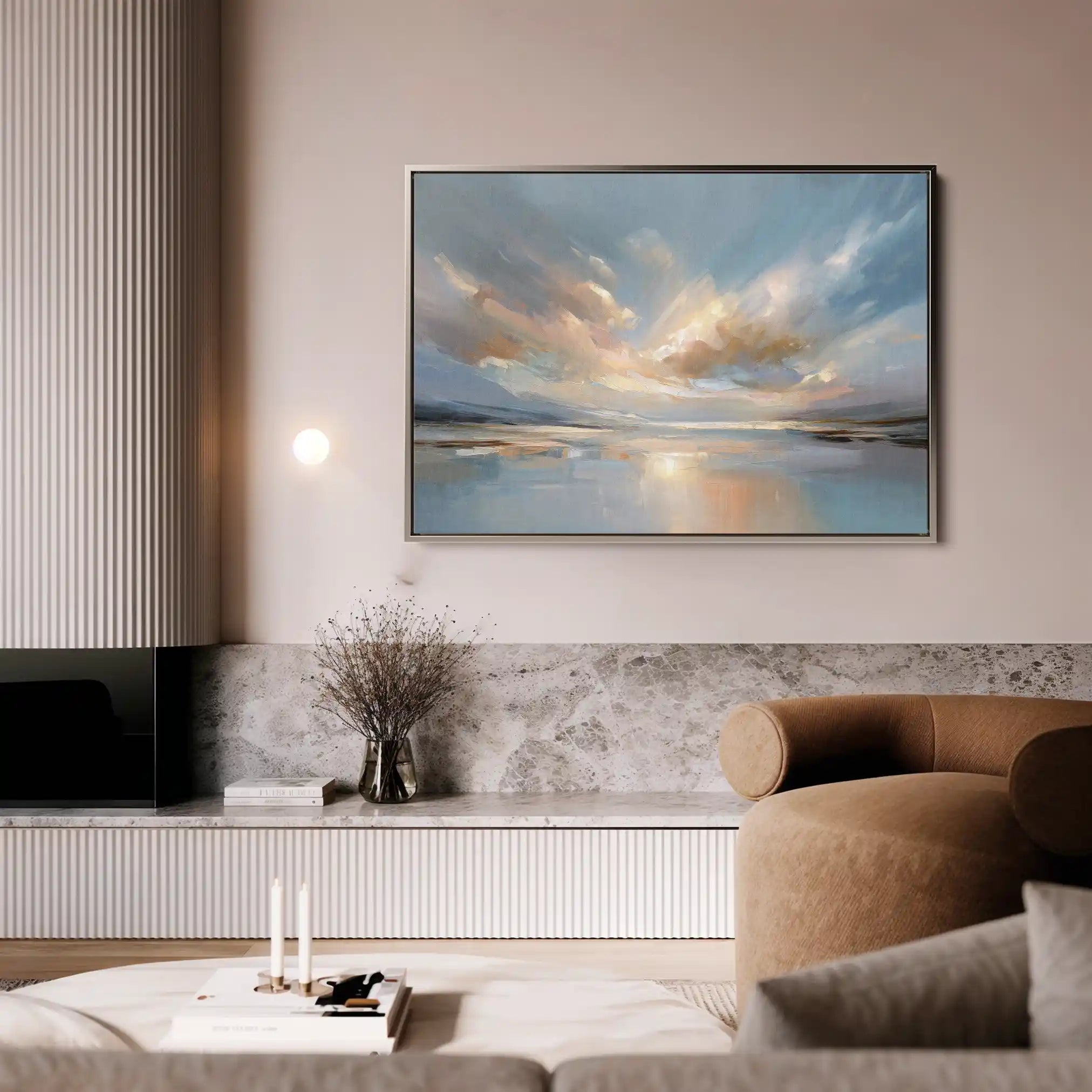 Abstract 1535 Canvas Art 60 x 40 cm / Stretched on hidden frame