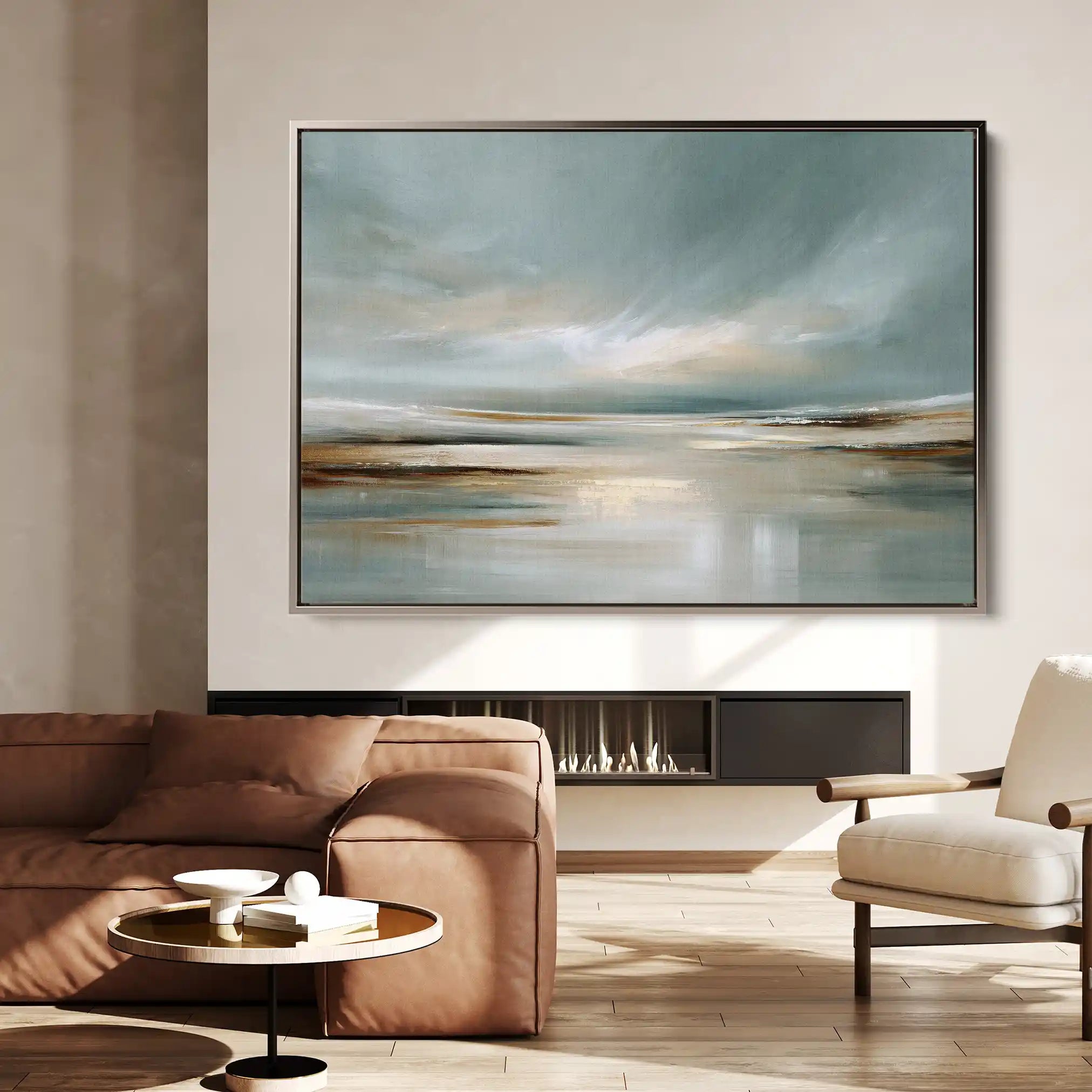 Abstract 1537 Canvas Art 60 x 40 cm / Stretched on hidden frame