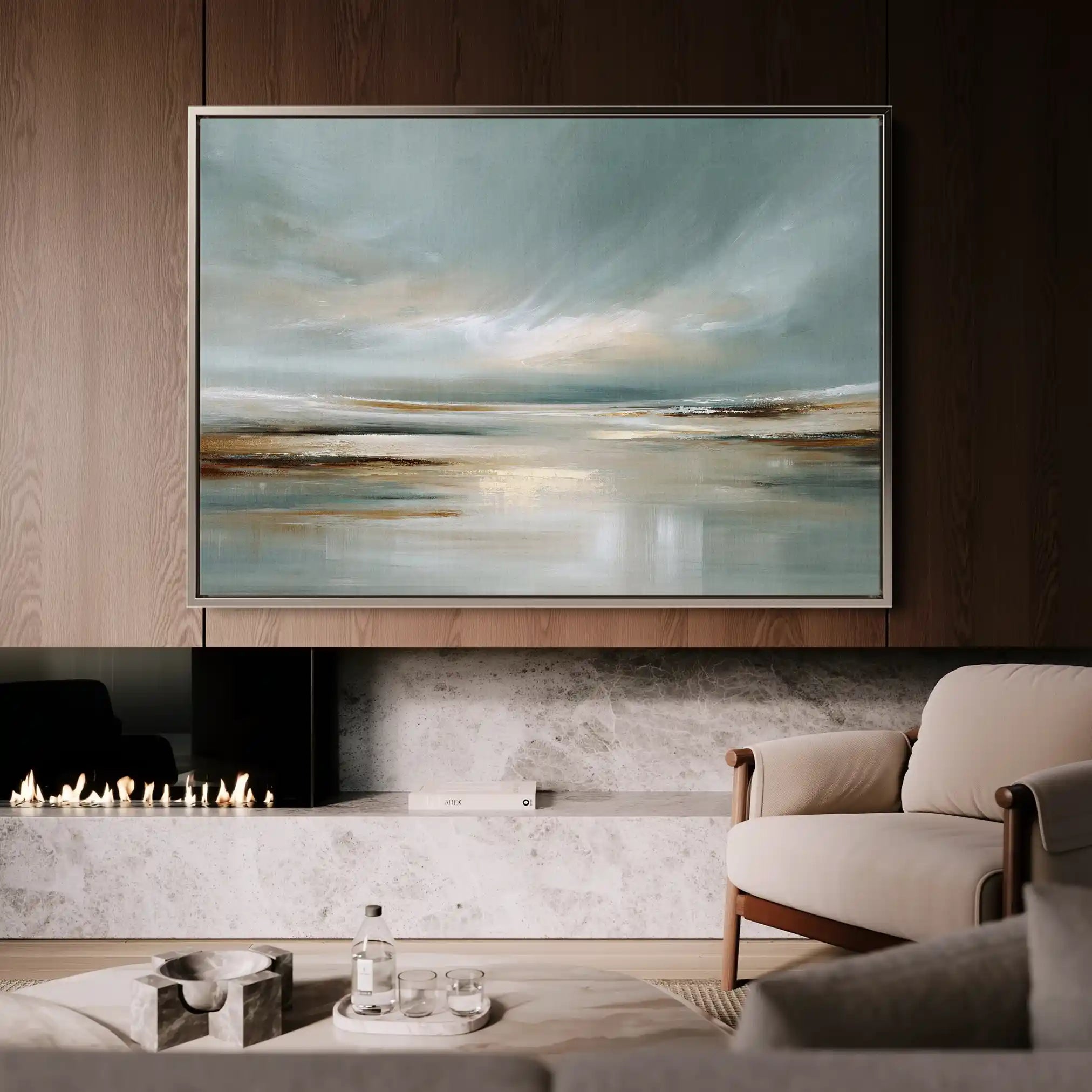 Abstract 1537 Canvas Art 60 x 40 cm / Stretched on hidden frame