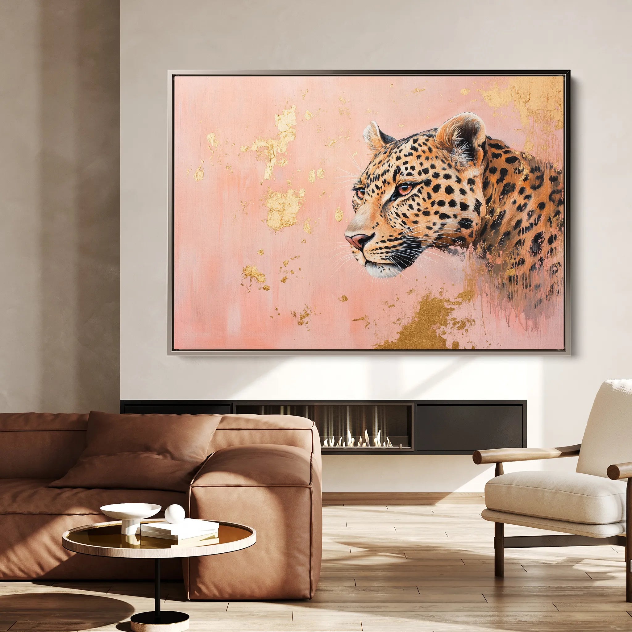 Animals Canvas Wall Art WAD154-AN 90 x 60 cm / Stretched on hidden frame