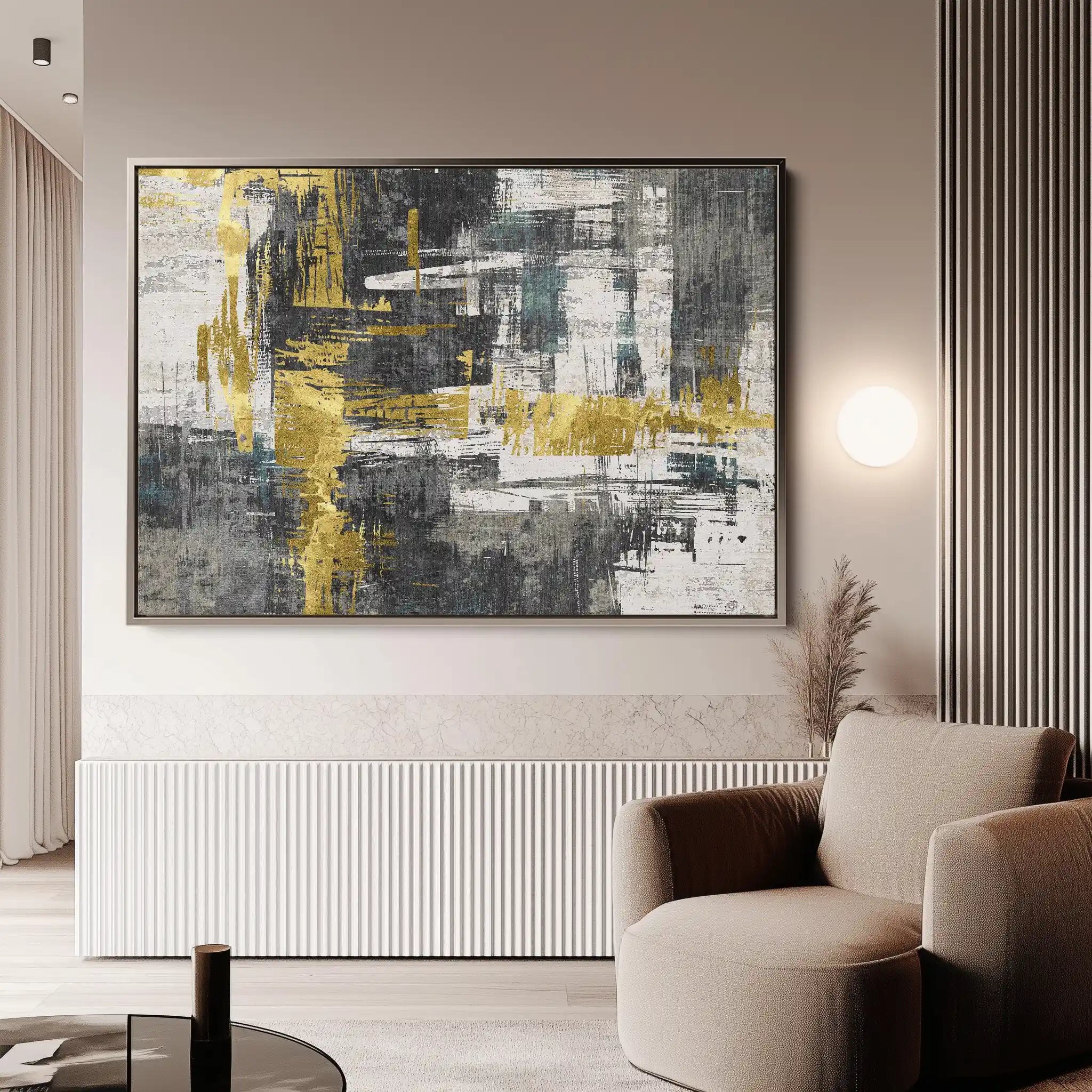 Abstract 154 Canvas Art 60 x 40 cm / Stretched on hidden frame