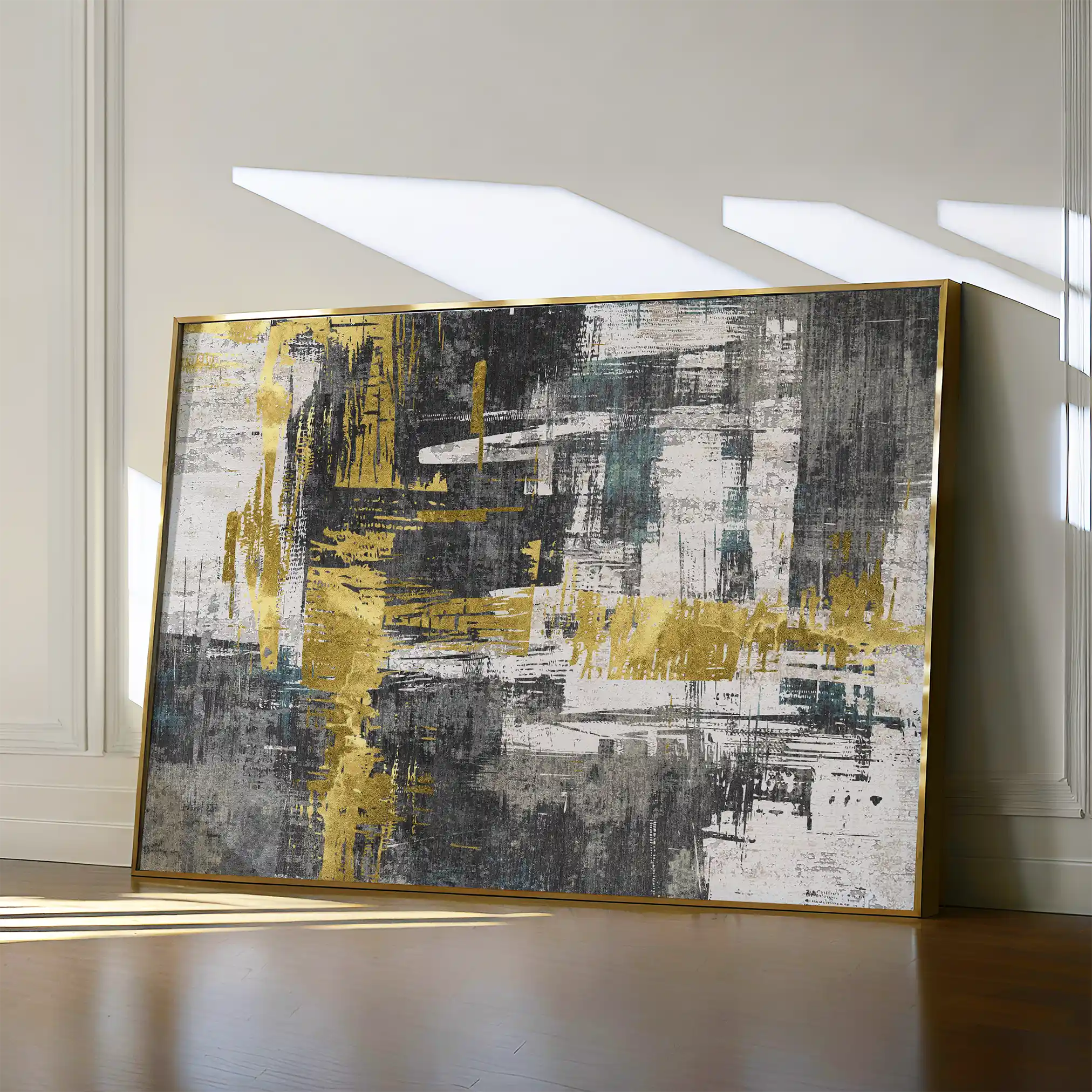 Abstract Canvas Wall Art WAD154-A 90 x 60 cm / Stretched on hidden frame