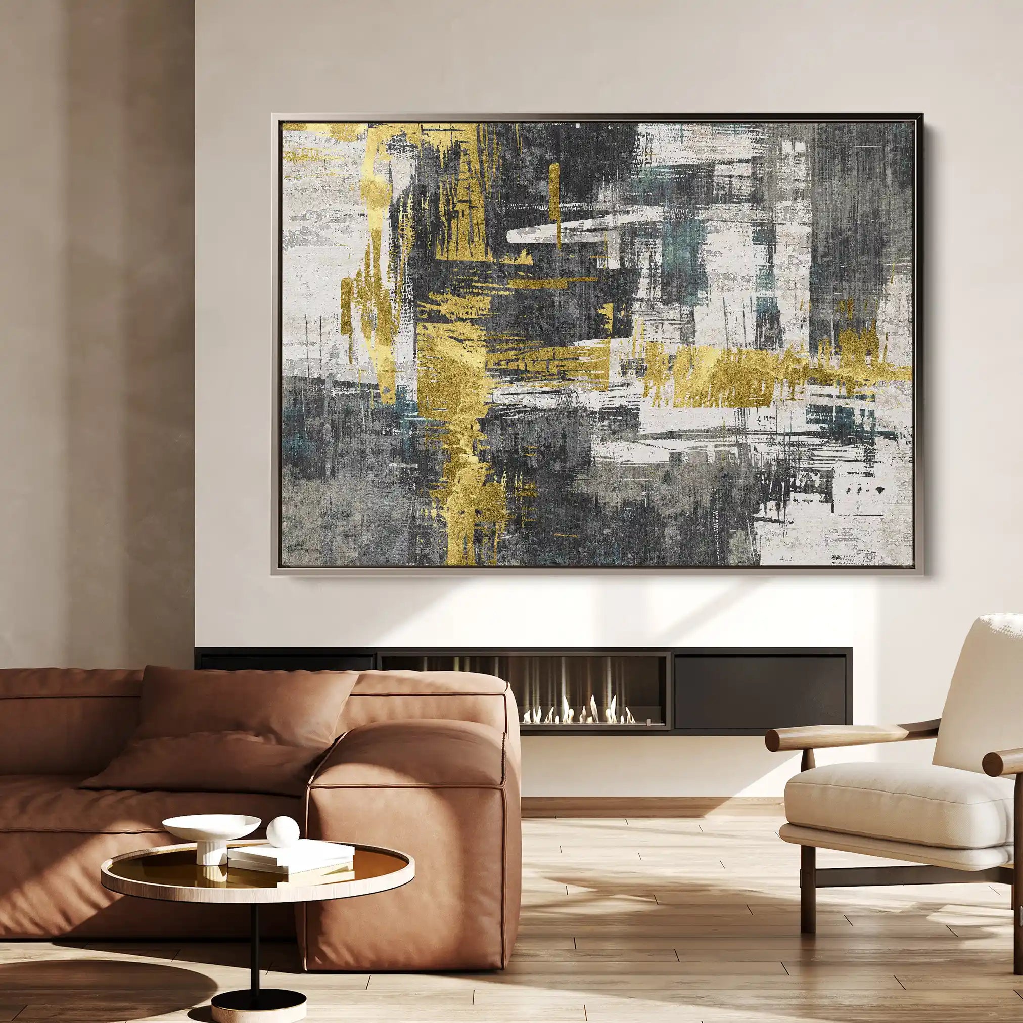 Abstract 154 Canvas Art 60 x 40 cm / Stretched on hidden frame