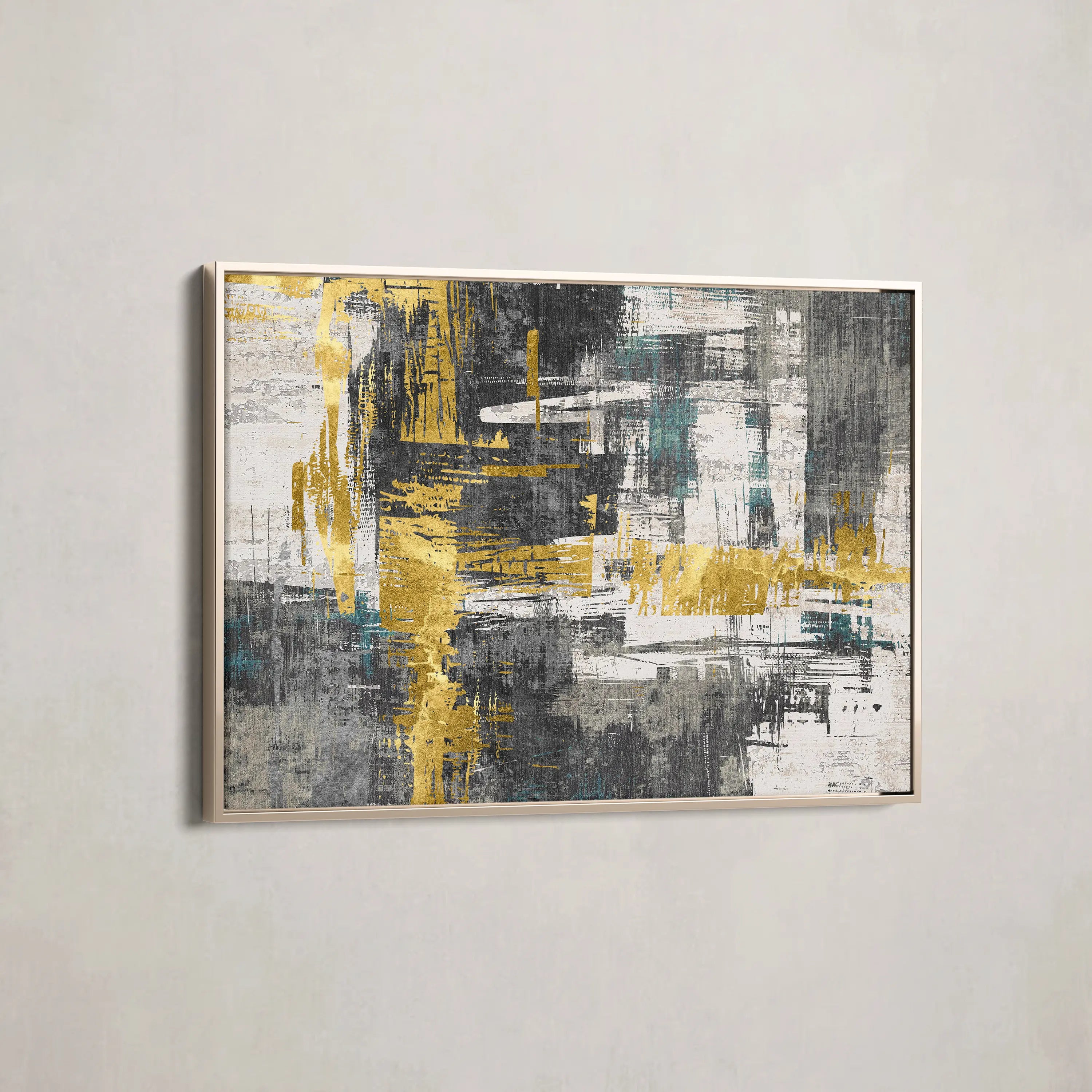 Abstract Canvas Wall Art WAD154-A 90 x 60 cm / Stretched on hidden frame