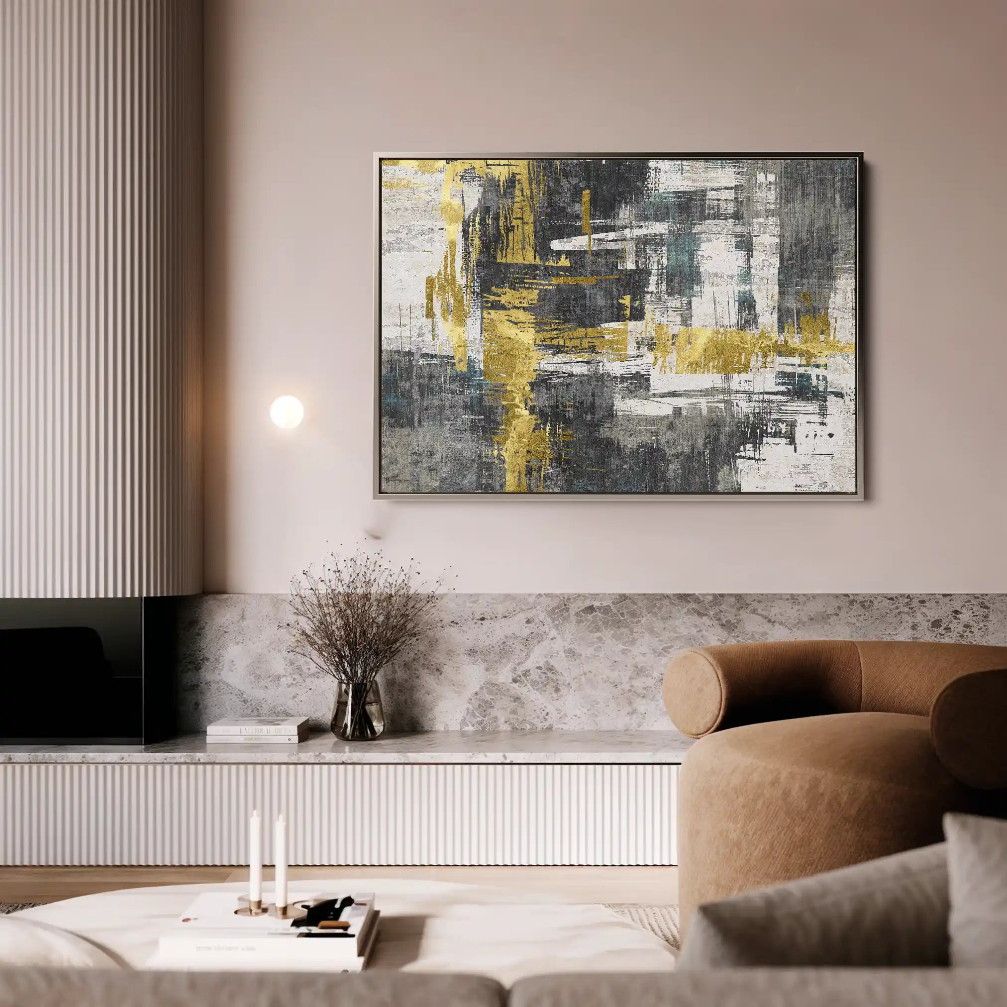 Abstract 154 Canvas Art 60 x 40 cm / Stretched on hidden frame