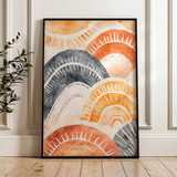 Boho 154 Canvas Art 90 x 60 cm / Stretched on hidden frame