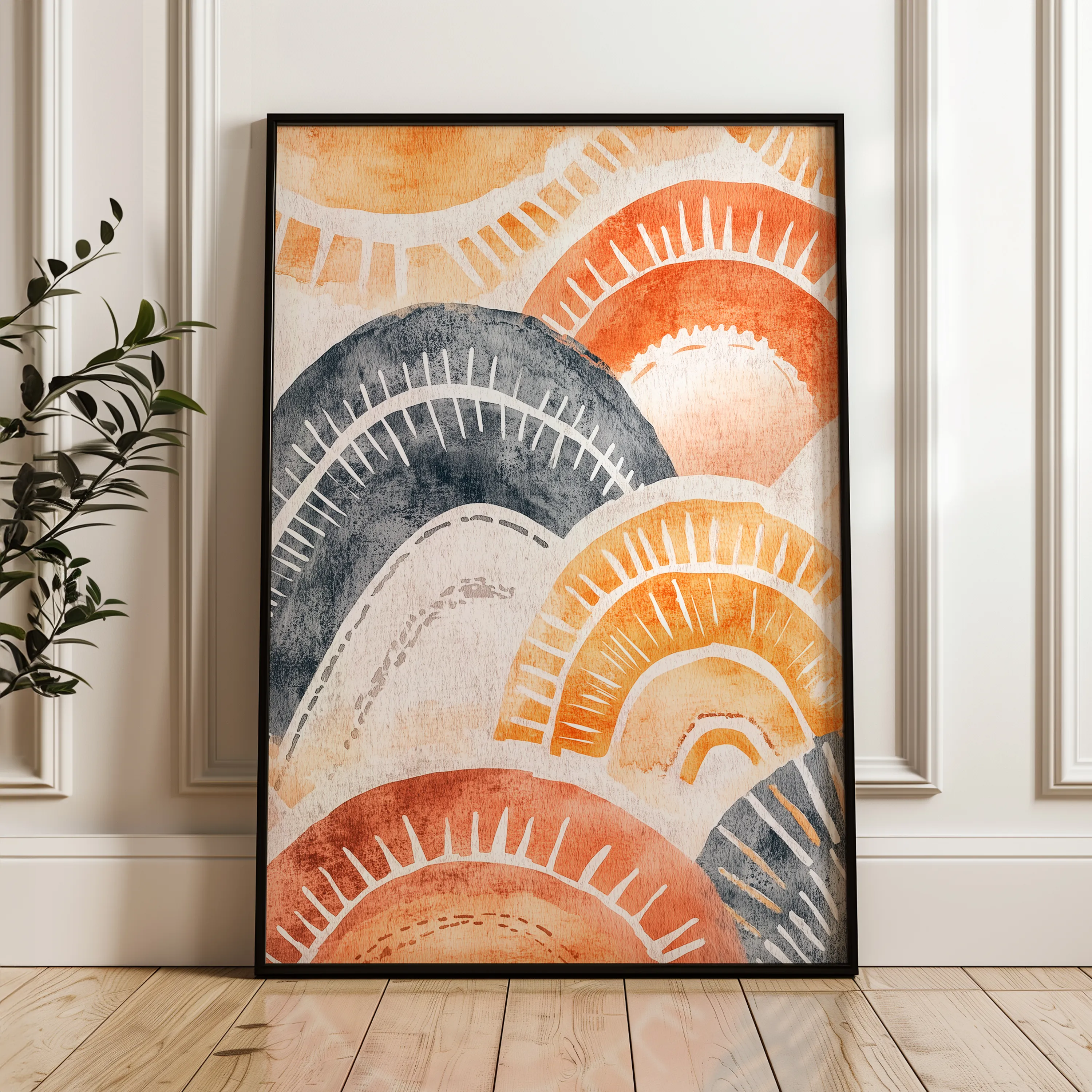 Boho Canvas Wall Art WAD154-BH 90 x 60 cm / Stretched on hidden frame