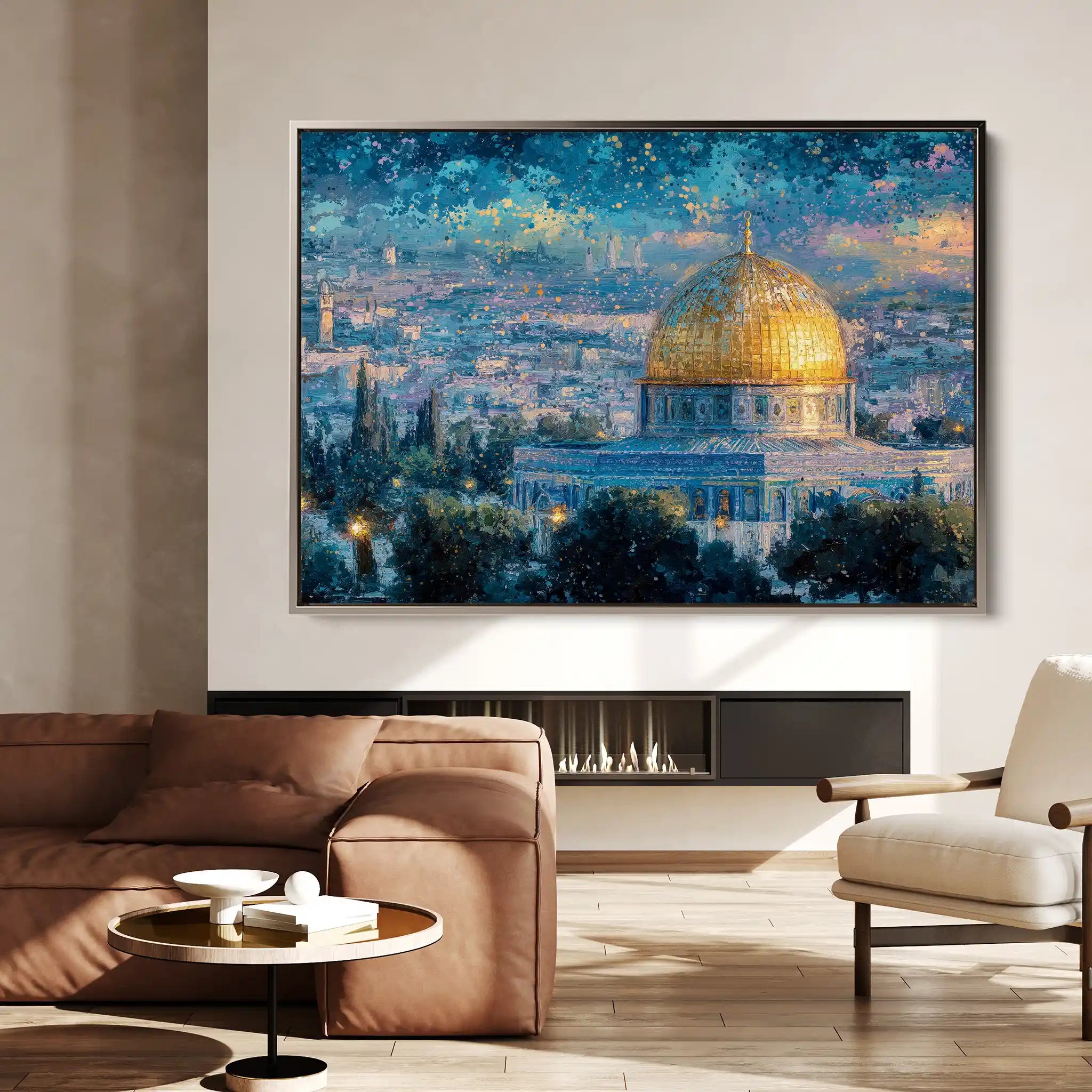 Palestine 154 Canvas Art 60 x 40 cm / Stretched on hidden frame