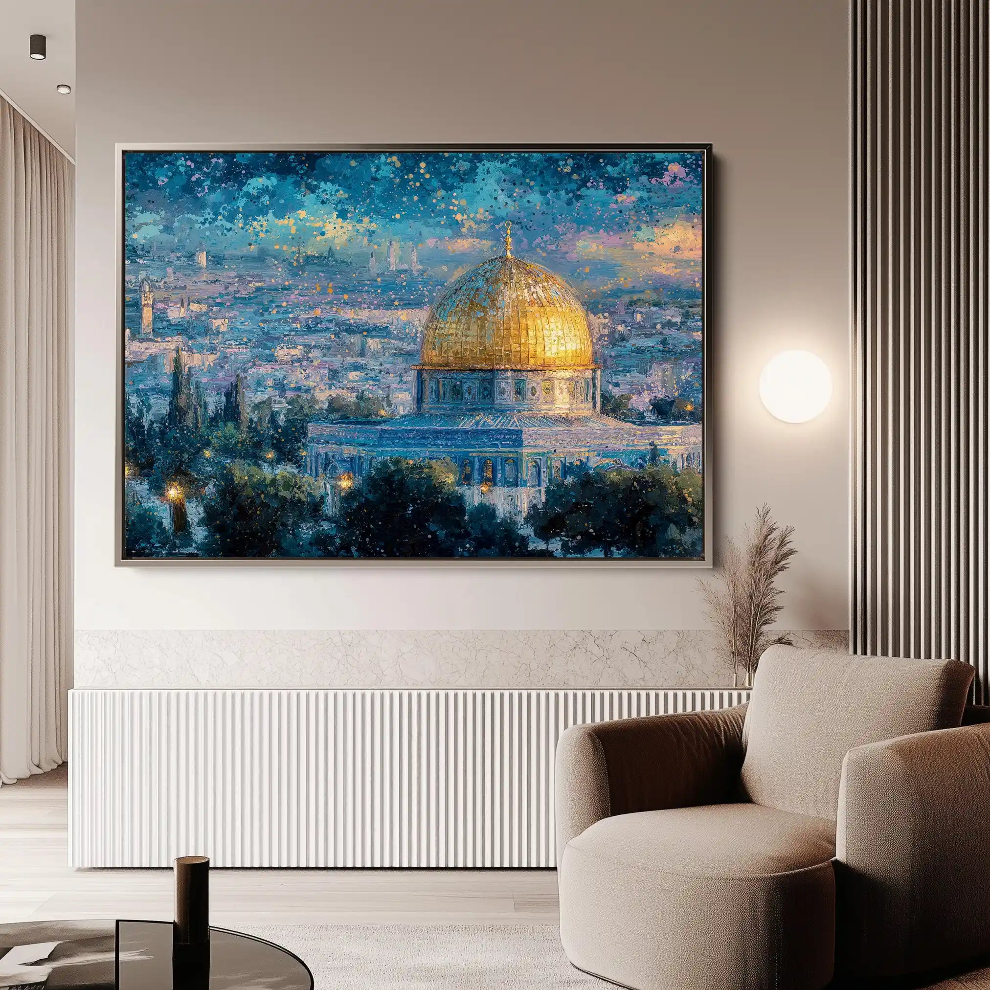 Palestine 154 Canvas Art 60 x 40 cm / Stretched on hidden frame
