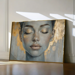 Portrait 154 Canvas Art 90 x 60 cm / Stretched on hidden frame