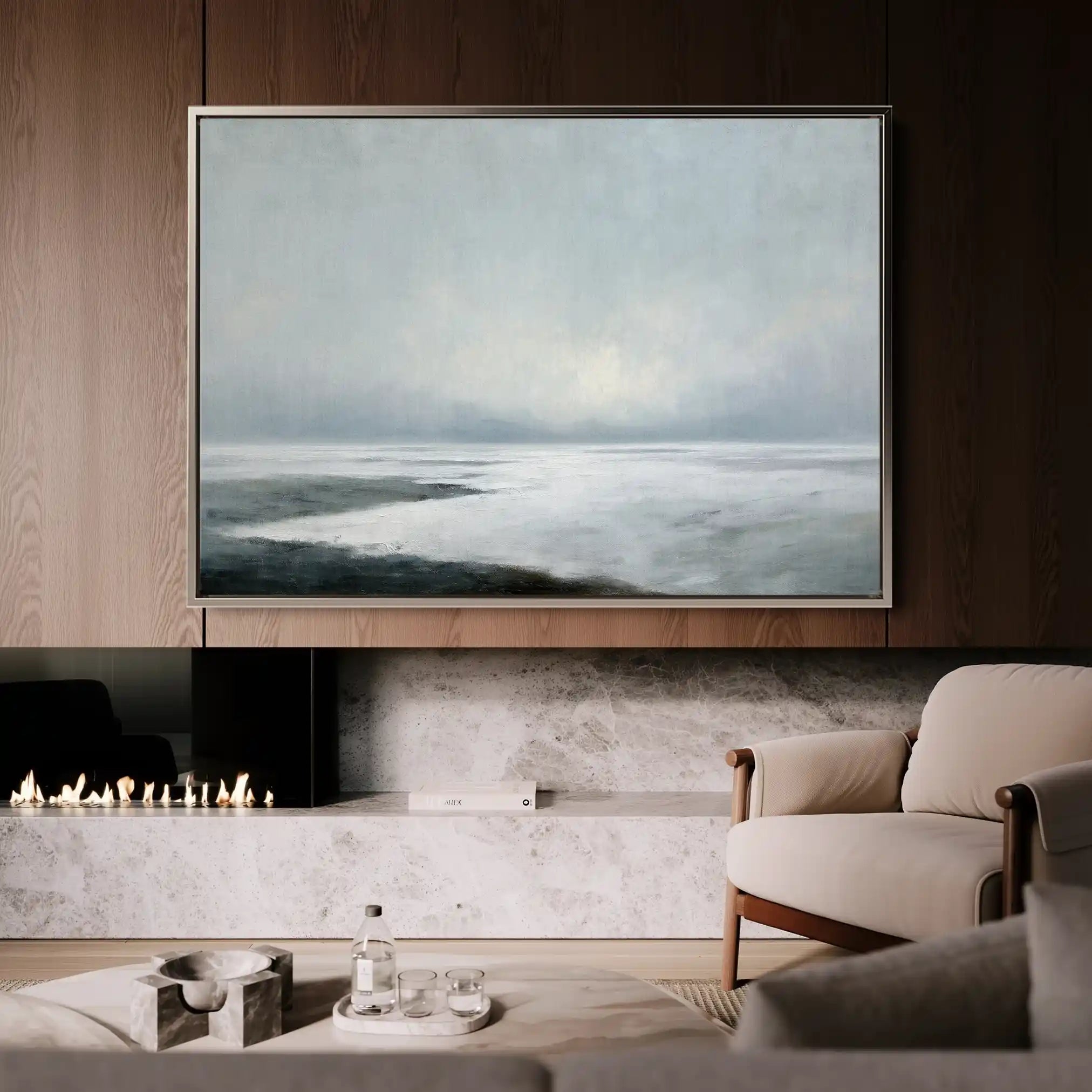 Abstract 1540 Canvas Art 60 x 40 cm / Stretched on hidden frame