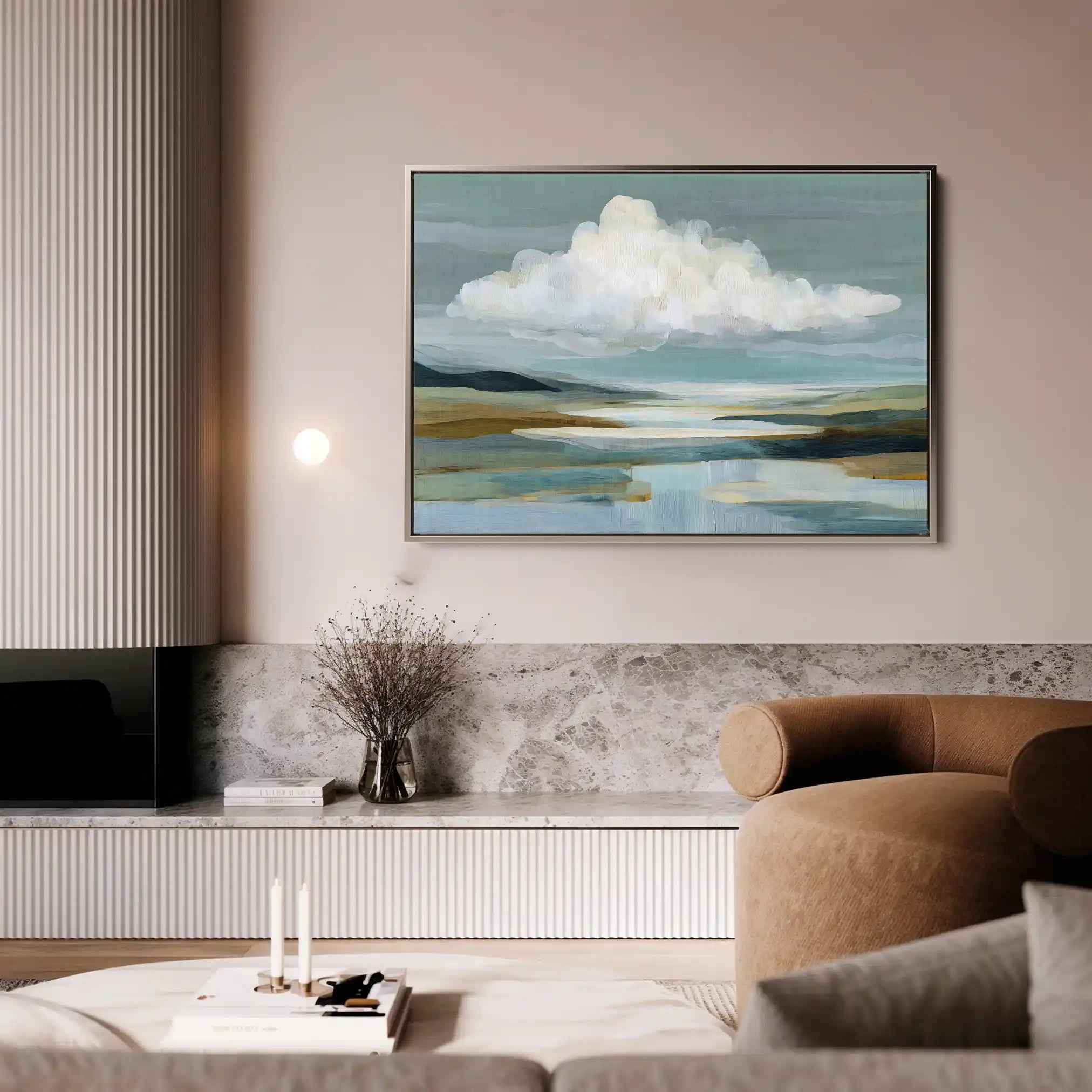 Abstract 1542 Canvas Art 60 x 40 cm / Stretched on hidden frame