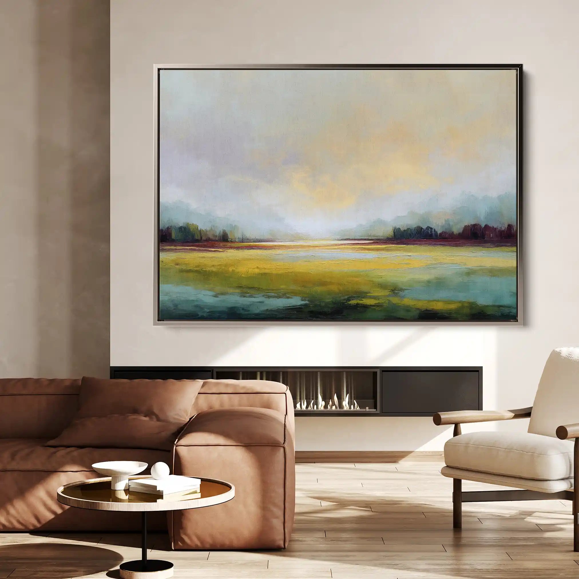 Abstract 1547 Canvas Art 60 x 40 cm / Stretched on hidden frame