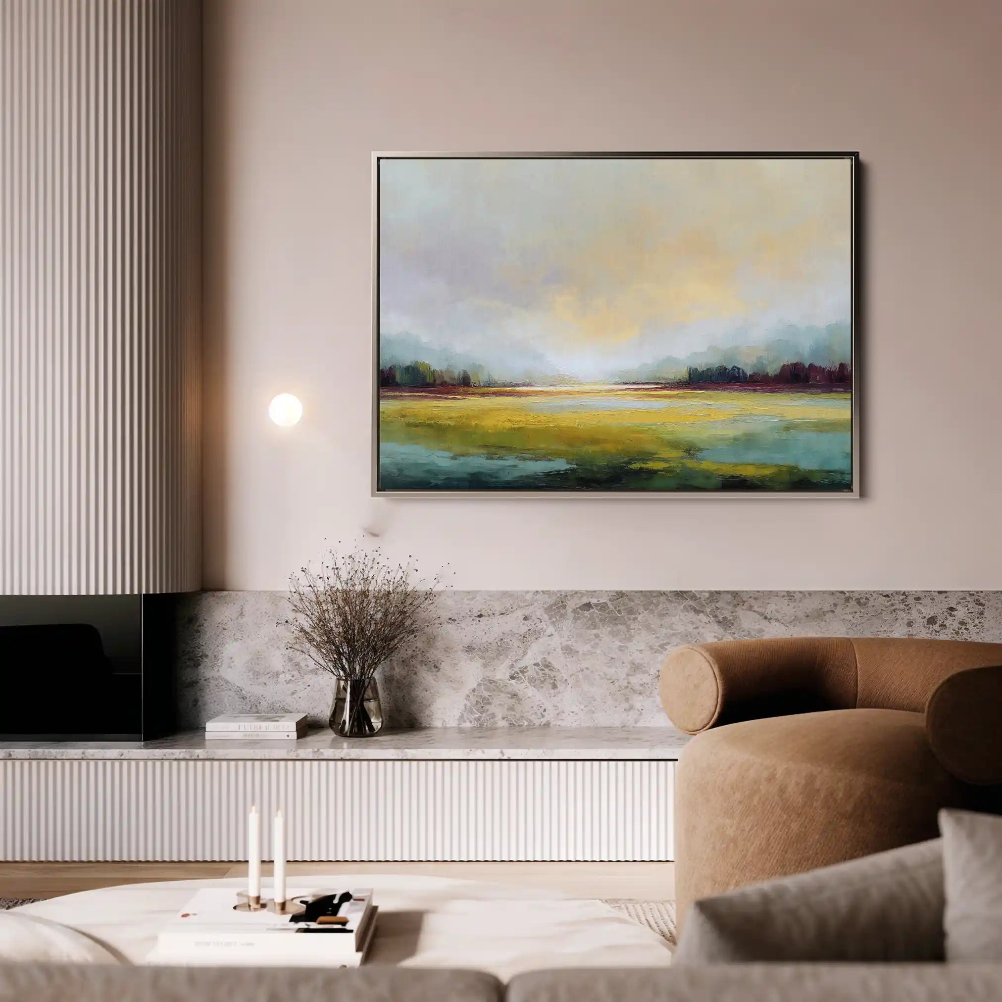 Abstract 1547 Canvas Art 60 x 40 cm / Stretched on hidden frame
