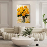 Floral Canvas Wall Art WAD1549-F 90 x 60 cm / Stretched on hidden frame