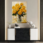 Floral Canvas Wall Art WAD1549-F 90 x 60 cm / Stretched on hidden frame