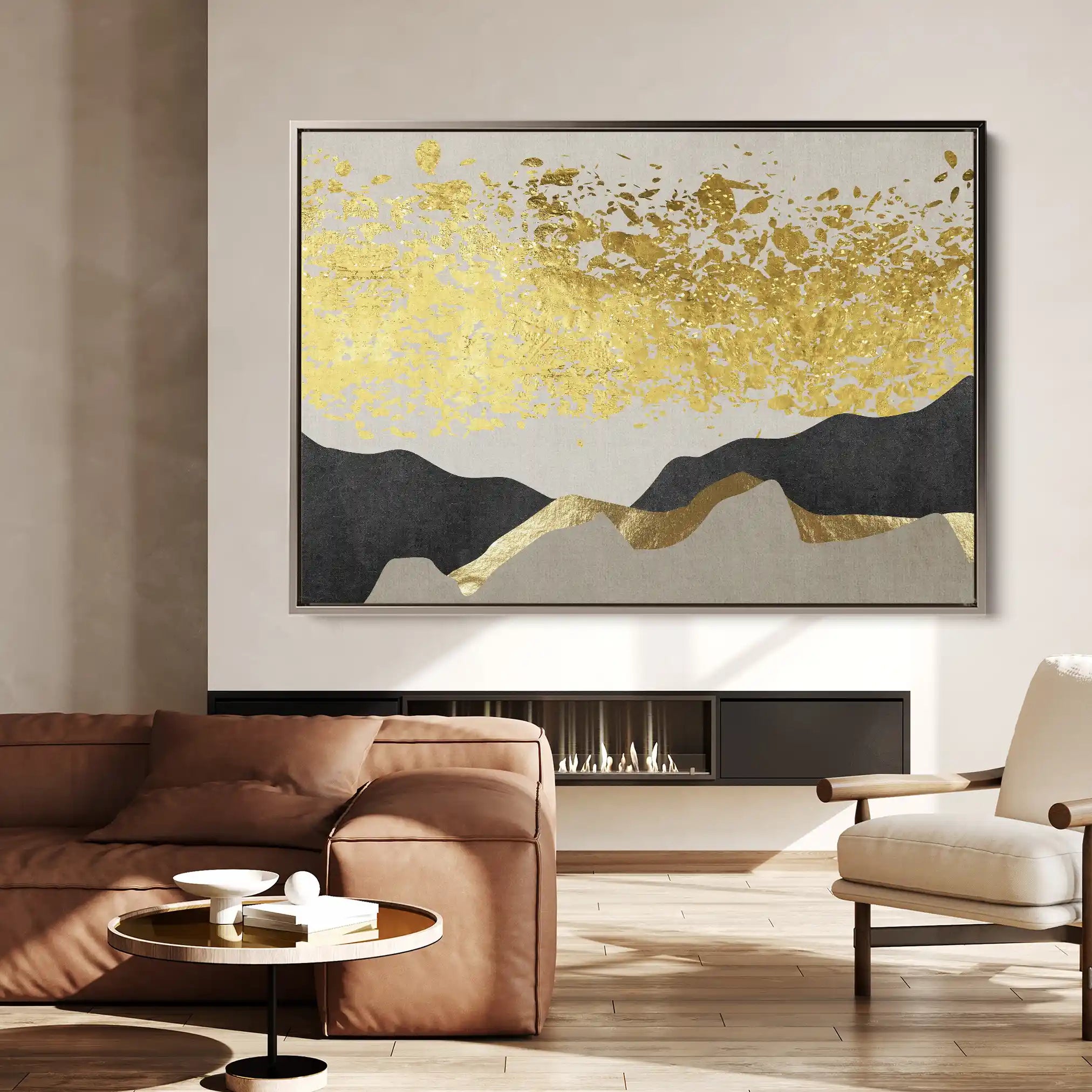 Abstract 155 Canvas Art 60 x 40 cm / Stretched on hidden frame