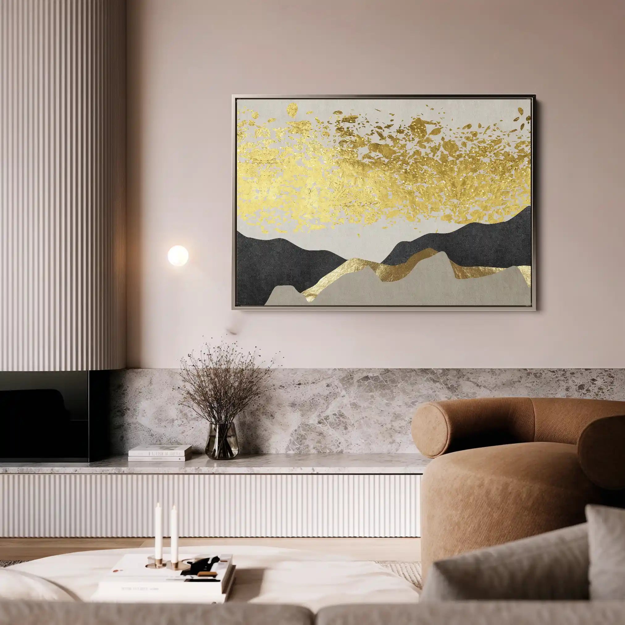 Abstract 155 Canvas Art 60 x 40 cm / Stretched on hidden frame