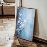 Floral Canvas Wall Art WAD155-F 90 x 60 cm / Stretched on hidden frame