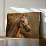 Horses 155 Canvas Art 90 x 60 cm / Stretched on hidden frame