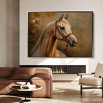 Horses 155 Canvas Art 90 x 60 cm / Stretched on hidden frame