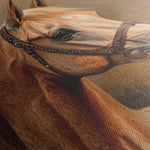 Horses 155 Canvas Art 90 x 60 cm / Stretched on hidden frame