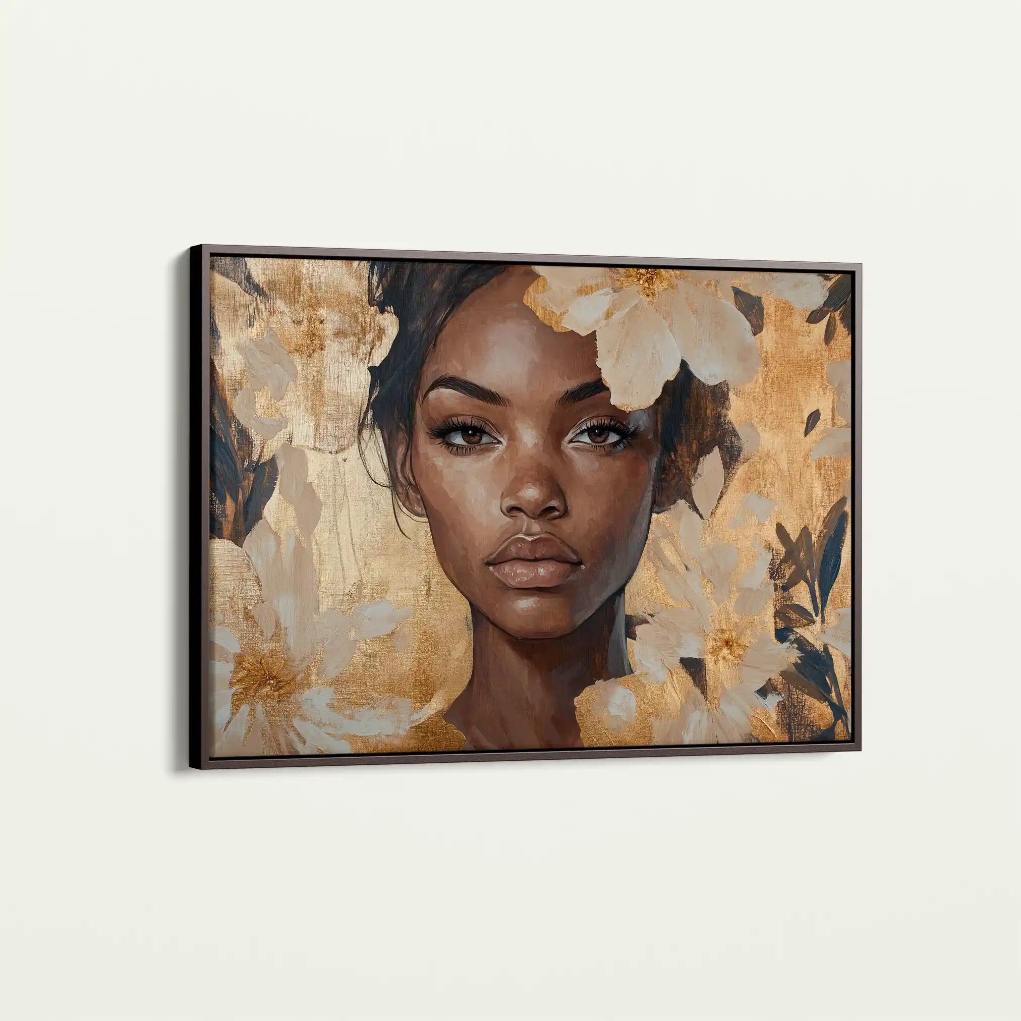 Portrait 155 Canvas Art 90 x 60 cm / Stretched on hidden frame