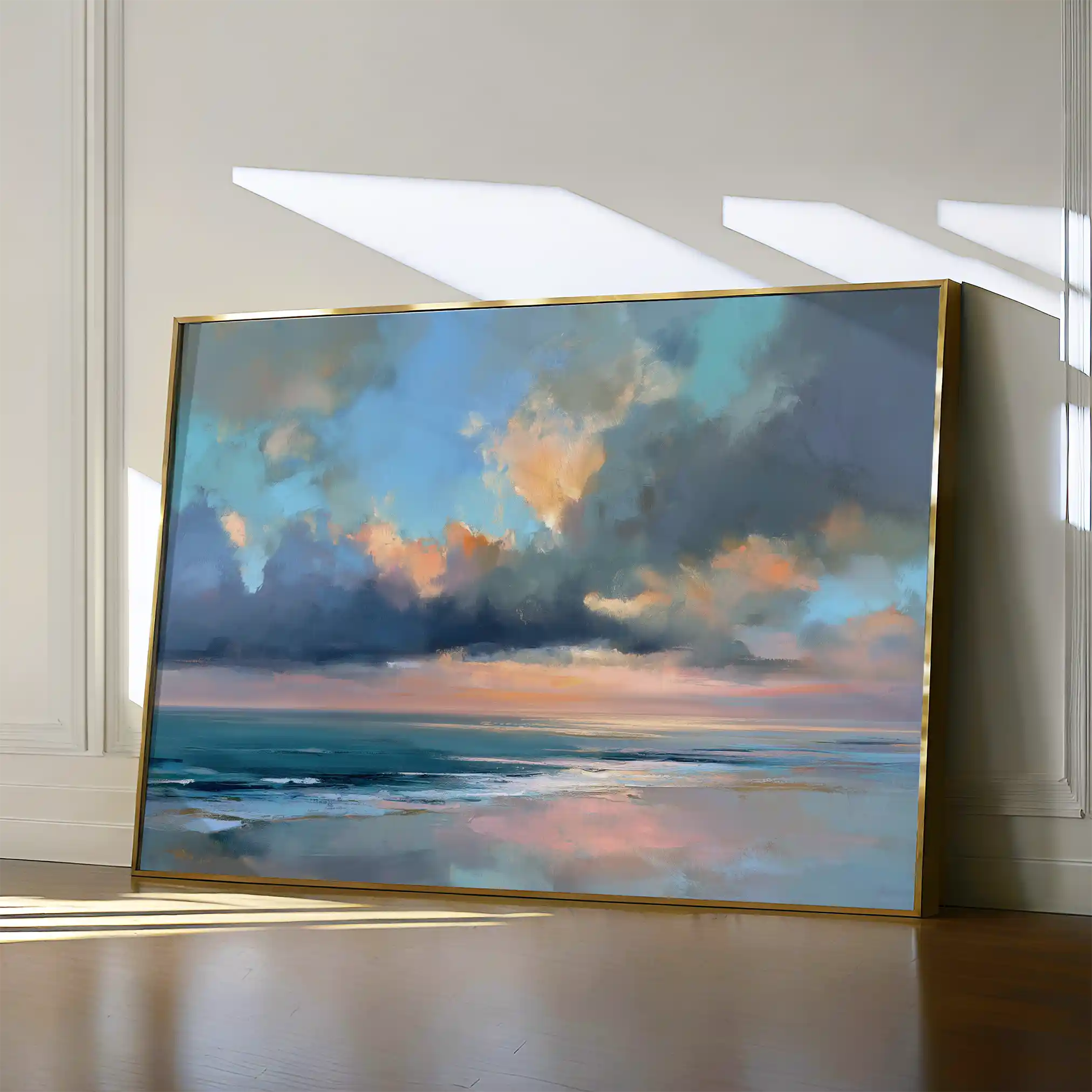 Abstract 1550 Canvas Art 60 x 40 cm / Stretched on hidden frame