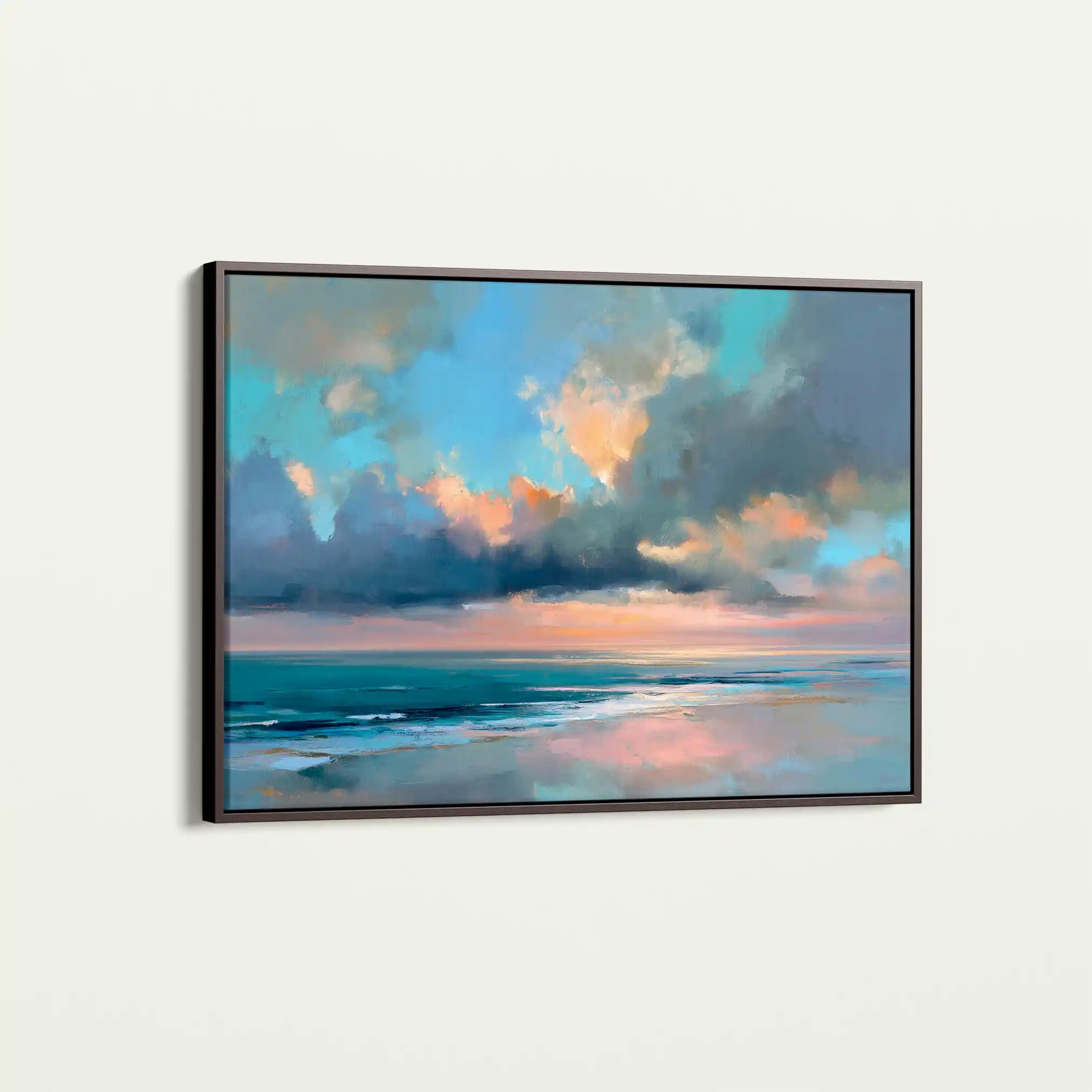 Abstract 1550 Canvas Art 60 x 40 cm / Stretched on hidden frame