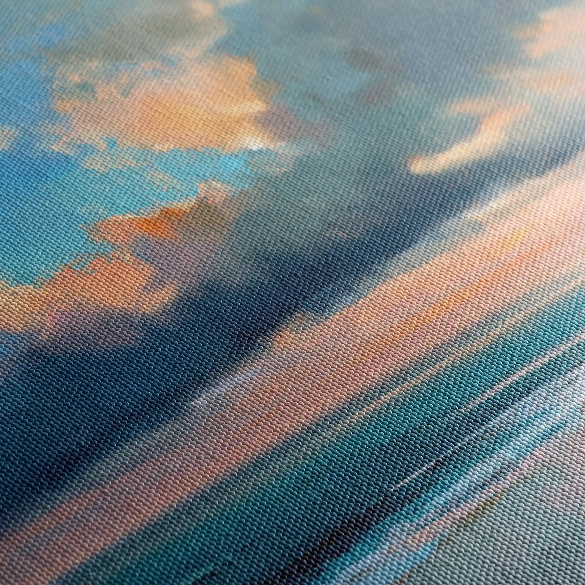 Abstract 1550 Canvas Art 60 x 40 cm / Stretched on hidden frame