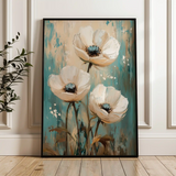 Floral Canvas Wall Art WAD1550-F 90 x 60 cm / Stretched on hidden frame