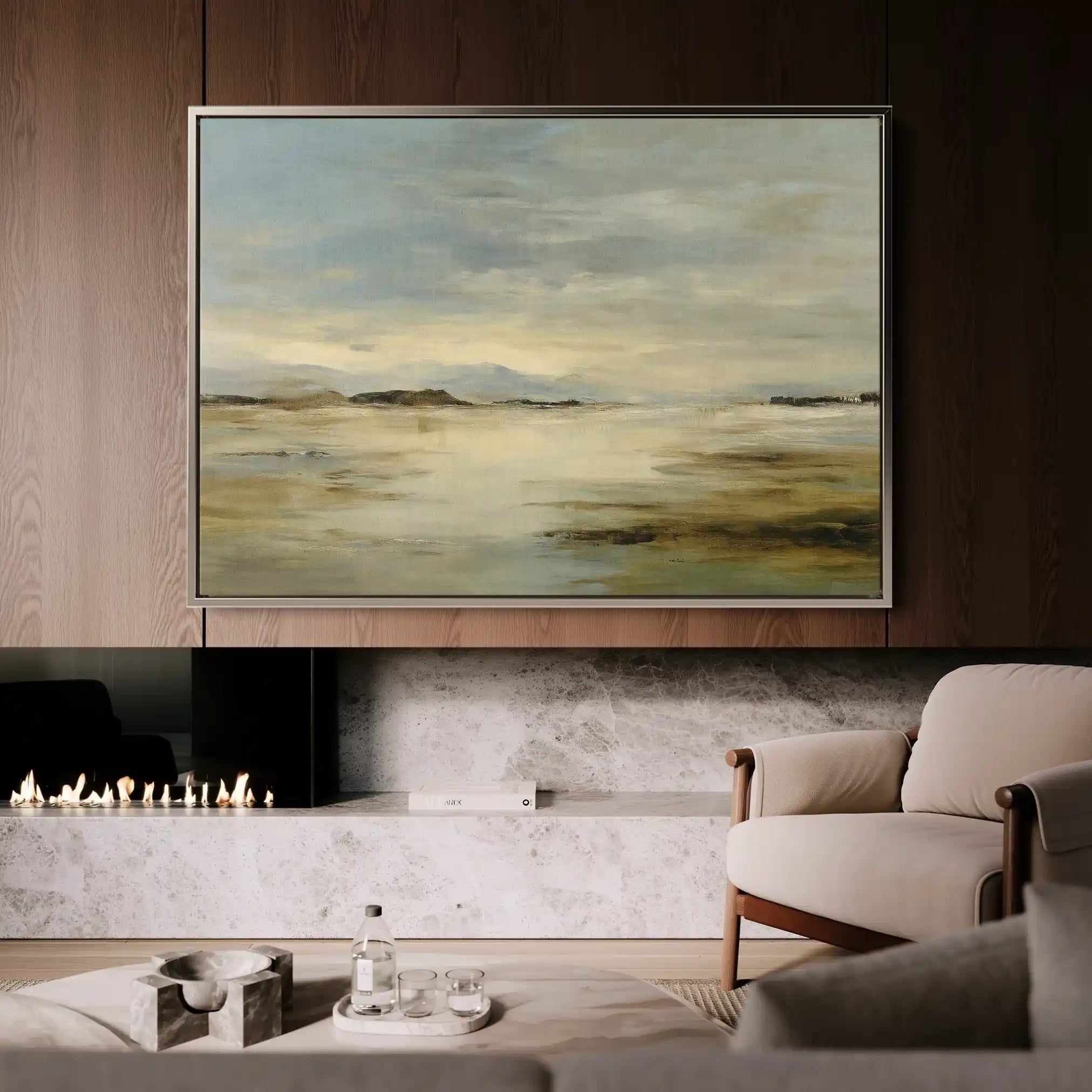 Abstract 1551 Canvas Art 60 x 40 cm / Stretched on hidden frame