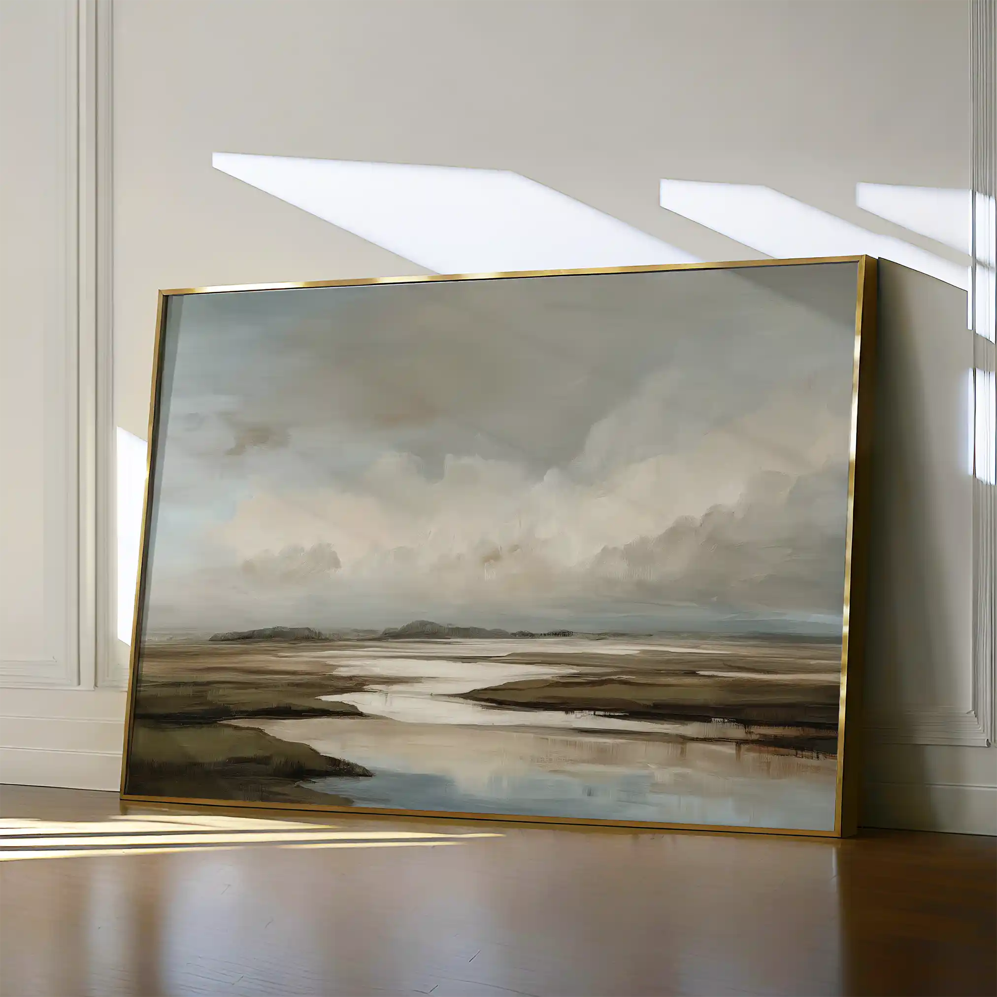 Abstract 1554 Canvas Art 60 x 40 cm / Stretched on hidden frame