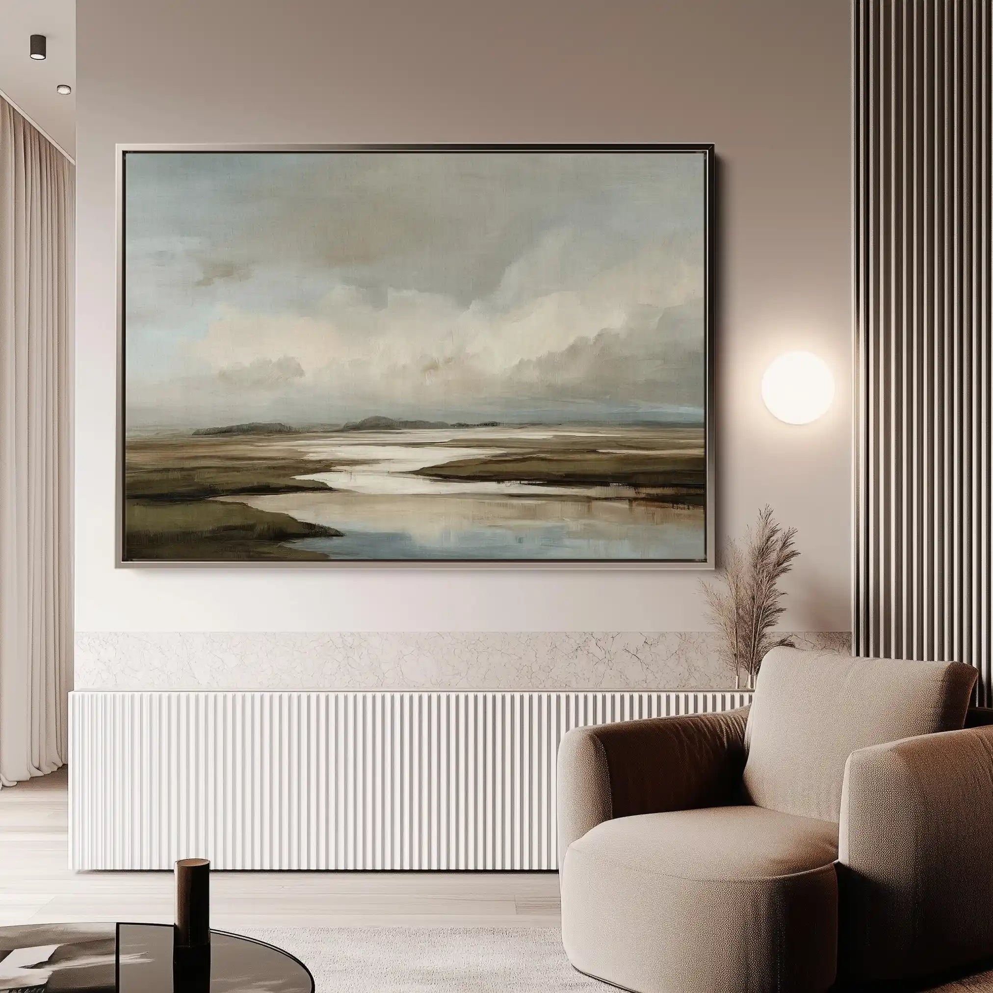 Abstract 1554 Canvas Art 60 x 40 cm / Stretched on hidden frame