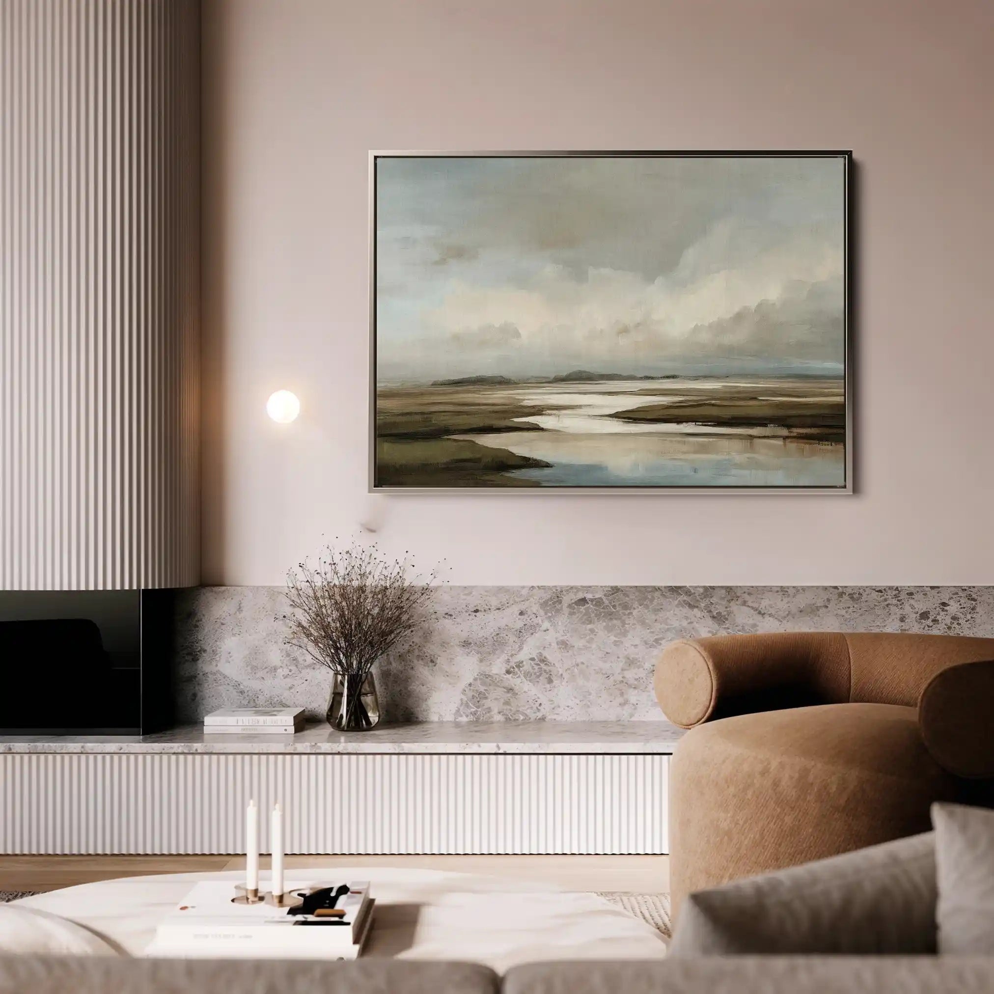 Abstract 1554 Canvas Art 60 x 40 cm / Stretched on hidden frame