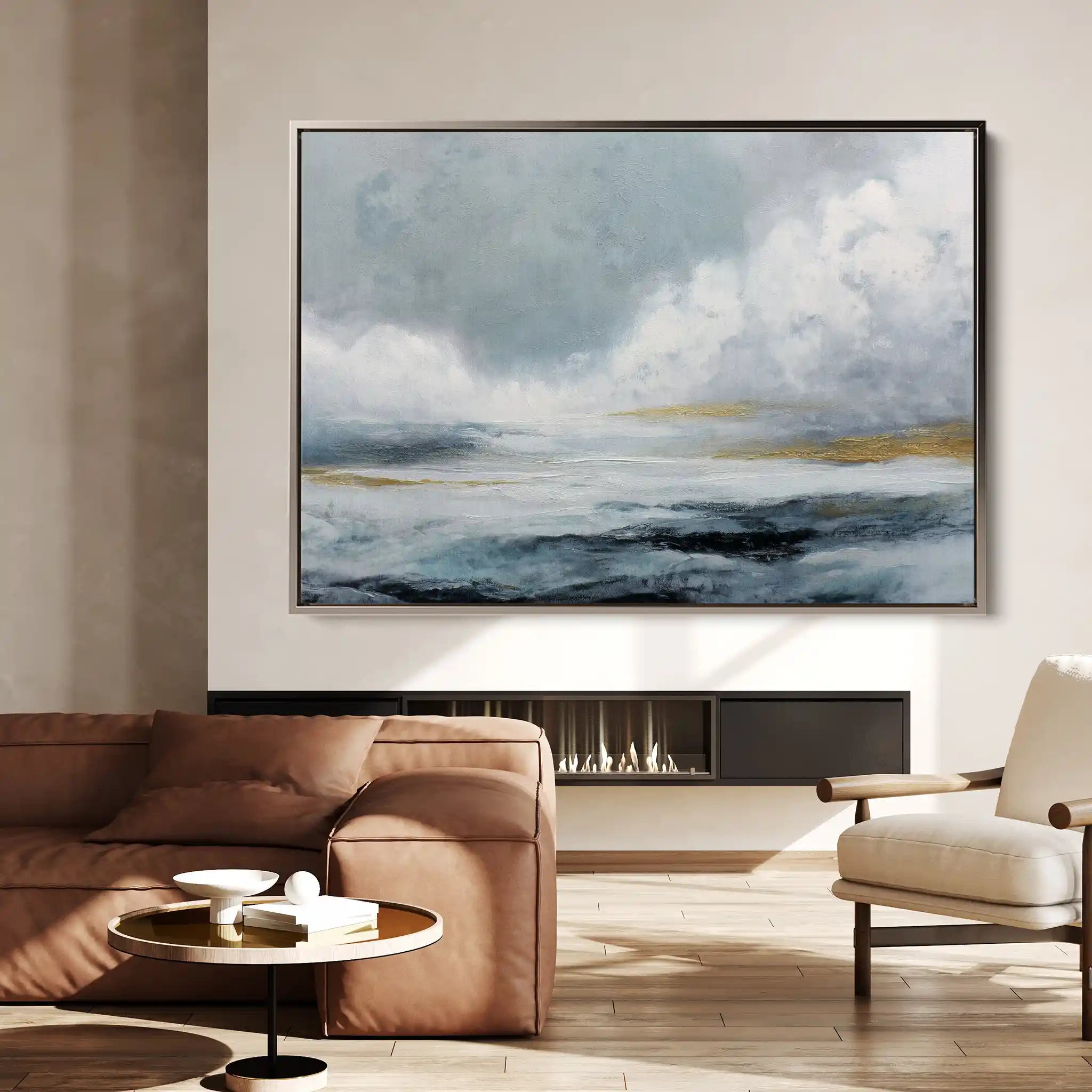 Abstract 1555 Canvas Art 60 x 40 cm / Stretched on hidden frame