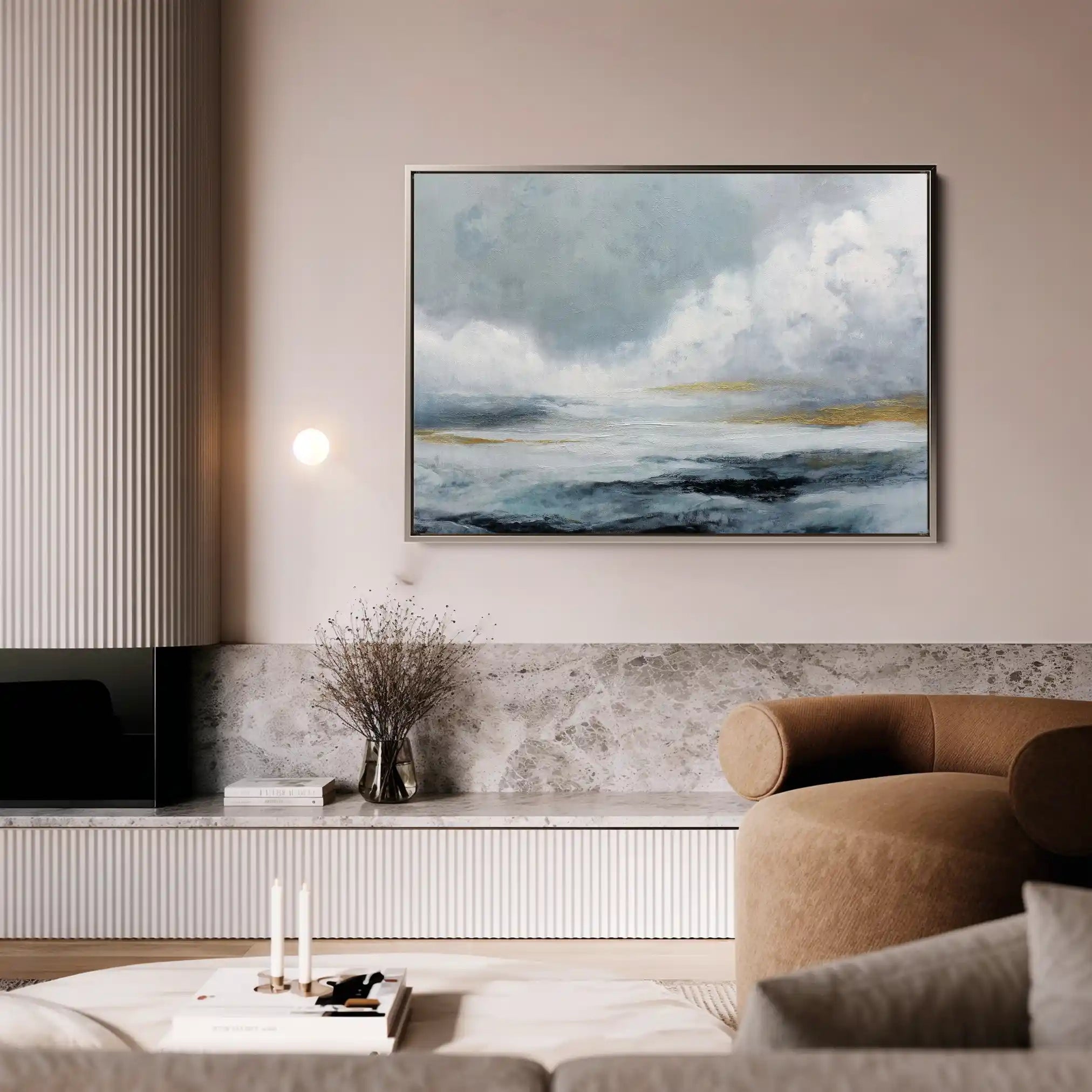 Abstract 1555 Canvas Art 60 x 40 cm / Stretched on hidden frame