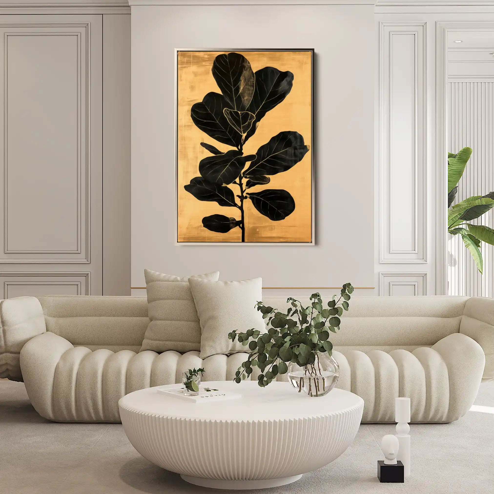 Floral Canvas Wall Art WAD1556-F 90 x 60 cm / Stretched on hidden frame