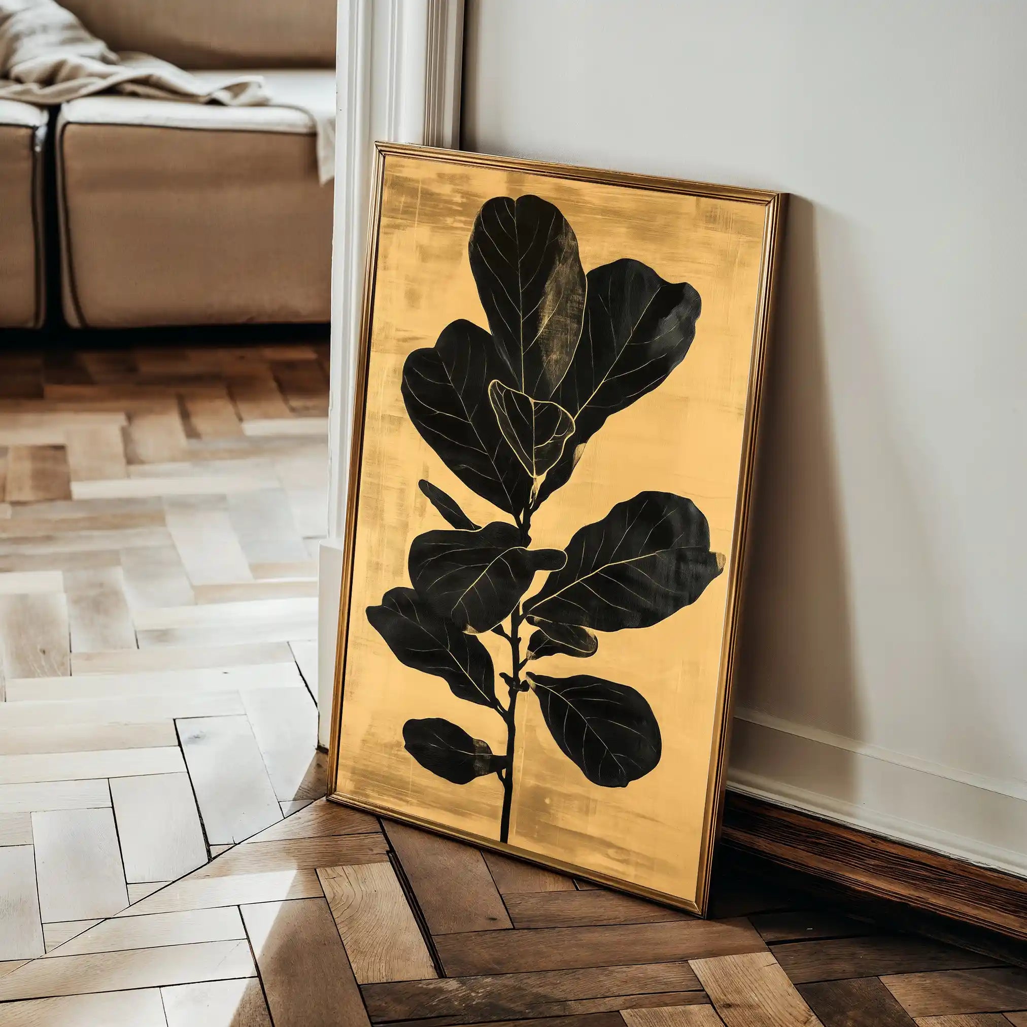 Floral Canvas Wall Art WAD1556-F 90 x 60 cm / Stretched on hidden frame